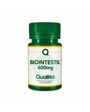 BIOINTESTIL 600mg - CÁPSULAS GASTRO REVESTIDAS FARMÁCIA QUALLITÁ 