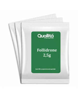FollidroneTM 2,5g por sachê Quallitá – Nível Avançado – 60 sachês – Com selo de autenticidade.