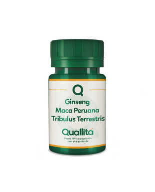 GINSENG 100MG + MACA PERUANA 500MG + TRIBULUS TERRESTRIS 600MG 
