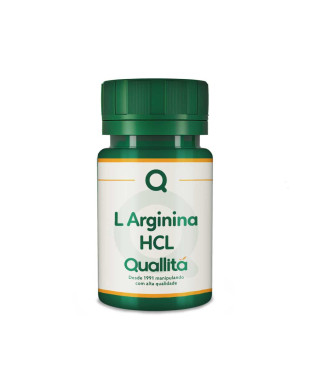 L ARGININA HCL 500mg – 60 cápsulas - Quallitá
