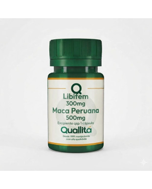 LIBIFEN 300MG + MACA PERUANA 500MG - CÁPSULAS – FARMÁCIA QUALLITÁ