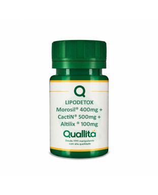 LIPODETOX - Morosil® 400mg + CactiN® 500mg + Altilix ® 100mg 90 Doses – Autêntico Galena
