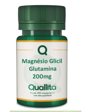 Magnésio Glicil Glutamina 200mg - 30 Cápsulas
