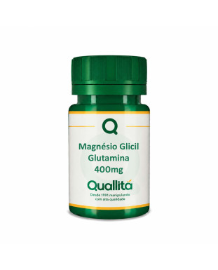Magnésio Glicil Glutamina 400mg - Quallitá - 120 Cápsulas