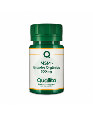 MSM - Enxofre Orgânico 500mg em Cápsula