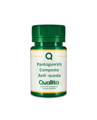 PantogareVit Quallitá C – Composto Anti -queda. Auxilia no crescimento e fortalecimento dos cabelos e unhas