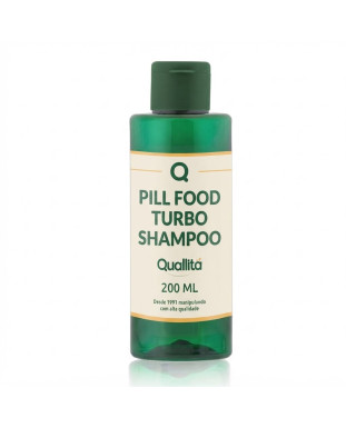 PILL FOOD TURBO - SHAMPOO –200 ML -  FARMÁCIA QUALLITÁ
