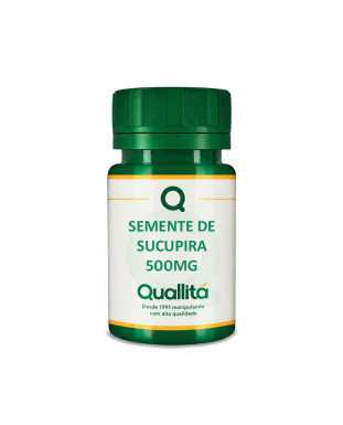 SEMENTE DE SUCUPIRA 500MG - 120 CÁPSULAS - FARMÁCIA QUALLITÁ