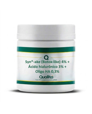 Syn®-ake (Botox-like) 4% + Ácido hialurônico 3% + Oligo HA 0,3% (Preenchimento sem agulha) – 30g Embalagem Luxo