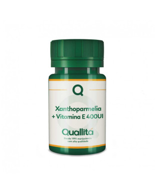 Xanthoparmelia 100mg + Vitamina E 400UI - Cápsulas - Farmácia Quallitá
