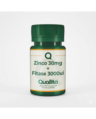 ZINCO 30MG + FITASE 3000UI- CÁPSULAS – FARMÁCIA QUALLITÁ